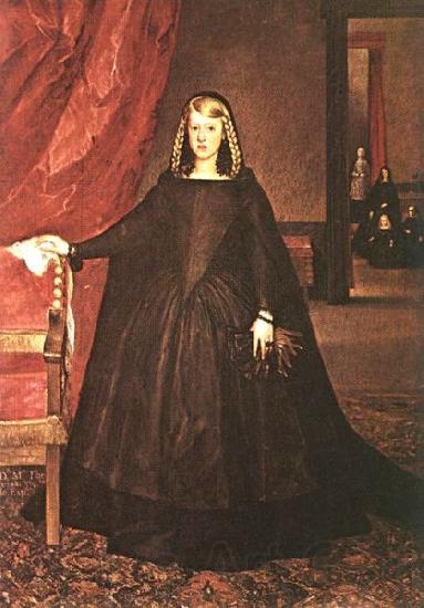 Juan Bautista Martinez del Mazo Empress Dona Margarita de Austria in Mourning Dress Norge oil painting art